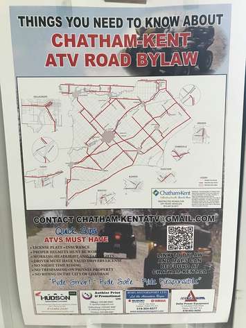 ATV bylaw poster