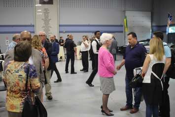 First responders from various services join people at an open house for Windsor Police Chief Al Frederick at Tilston Armoury in Windsor, June 18, 2019. Photo by Mark Brown/Blackburn News.
