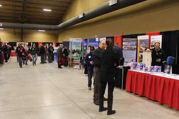 Inside the John D. Bradley Convention Centre during Home Hardware’s Pro Contractor Tradeshow. January 17, 2017. (Photo by Natalia Vega) 