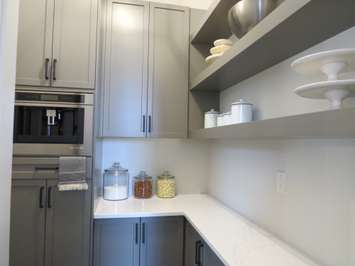 The kitchen pantry inside the Dream Home at 2162 Ironwood Rd. (Photo by Miranda Chant, Blackburn News)