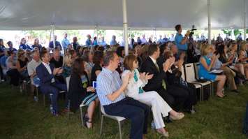 Lambton College hosts official ground breaking ceremony for new world class education facilities. June 22, 2016 (BlackburnNews.com photo by Melanie Irwin)