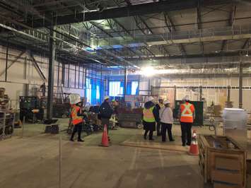 Construction  underway at the Cascades Casino on  Richmond St in Chatham on February 5, 2019. (Photo by Allanah Wills) 