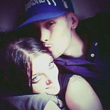 James Willits and girlfriend Kris Williams. Photo by Kris Williams. 