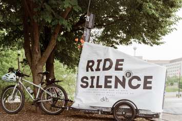 Photo from a Ride of Silence event in 2022. (Photo via the Ride of Silence Facebook page)