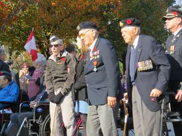 Veterans attend the 2015 Remembrance Day ceremony in London. Photo by Miranda Chant, BlackburnNews.com