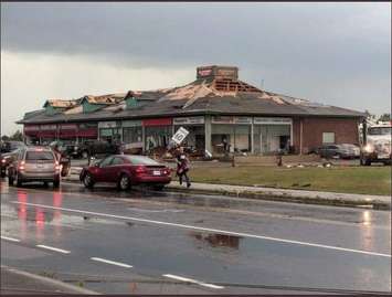 The aftermath of a tornado that touched down in the Ottawa area, September 21, 2018. (Photo courtesy of Joanne Lemmex via Twitter)  