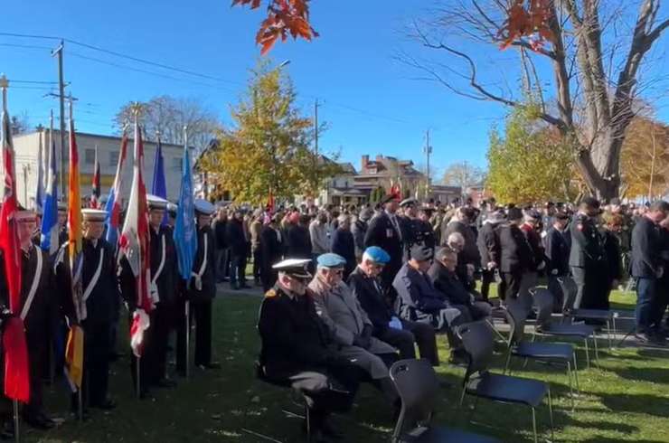 Remembrance Day in Sarnia, November 11, 2023. Photo courtesy of David Burrows. 