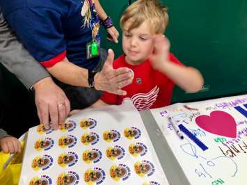 The Safety Dog Bus Tour  at  McNaughton Avenue Public School in Chatham on October 22, 2019 (Photo by Allanah Wills)