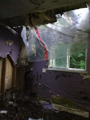 The former home of Kirk Peters on Snye Subdivision Road. (Photo submitted by Kirk Peters) 