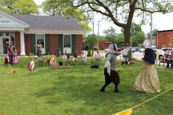 Life in the Middle Ages event at the Chatham-Kent Public Library Tilbury Branch on Tuesday, July 9, 2019. (Photo by Allanah Wills)