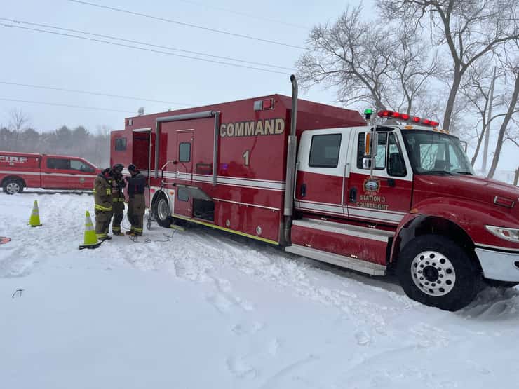 February 7, 2026. Photo courtesy of Lambton OPP via X. 