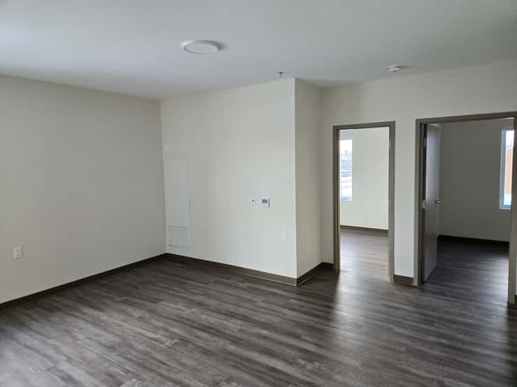 A unit in an Indigenous affordable housing building at 940 Confederation Street in Sarnia (Blackburn Media Photo By Josh Boyce)