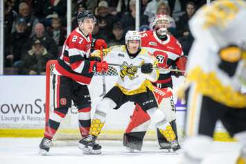 The Sarina Sting host the Ottawa 67's. 5 February 2023. (Metcalfe Photography)