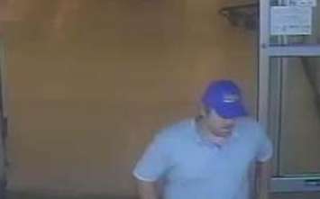Windsor police are searching for a man wanted in connection with a theft in Windsor. (Photo courtesy Windsor police)