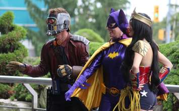 Cosplayers take part in the launch of Windsor ComiCon at Caesars Windsor, August 14, 2015. (Photo by Mike Vlasveld)