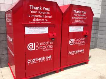 Canadian Diabetes Association Drop Box, photo by Victoria Sartor, Blackburnnews.com.