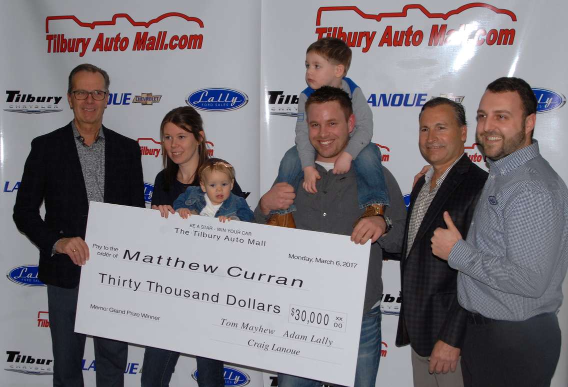 From Left: Tom Mayhew, Mandy & Matt Curran, Craig Lanoue and Adam Lally. (Photo Credit: Gerry Harvieux)
