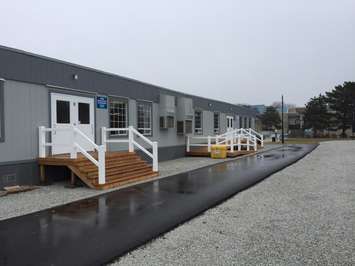 Construction at Lambton College. (BlackburnNews photo by Melanie Irwin)