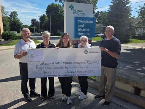 Wingham and District Hospital Foundation welcomes $85k donation