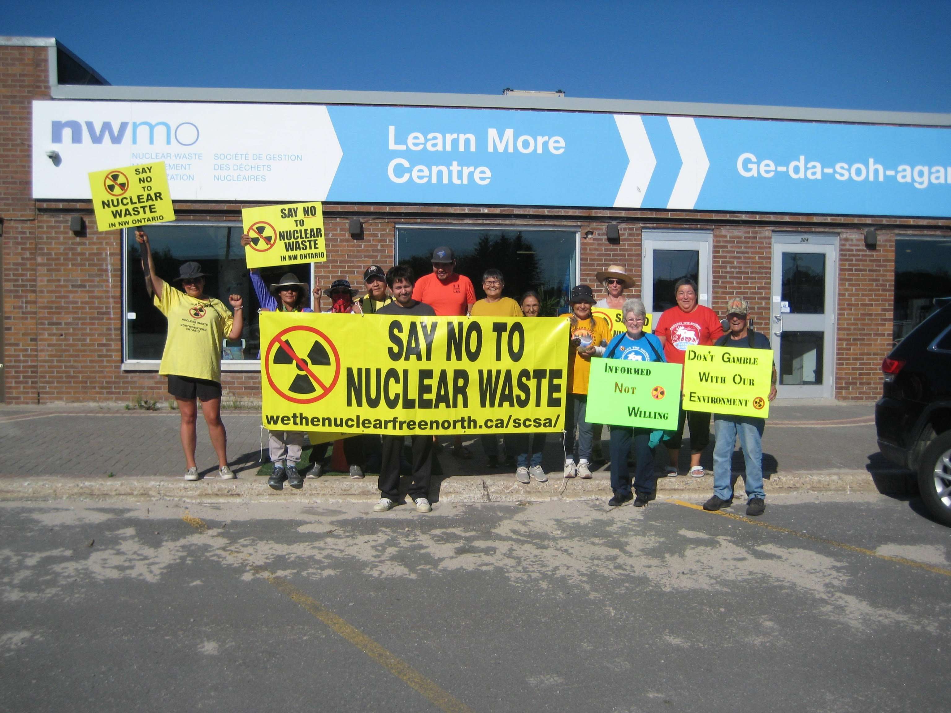 Walk in Ignace protests nuclear waste storage site
