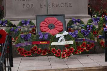 Remembrance Day service at the Windsor Cenotaph, November 11, 2022. 