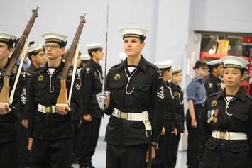The Royal Canadian Sea Cadet Corps Agamemnon Windsor, Ontario branch seen at the HMCS Hunter building on October 28, 2015. (Photo by Ricardo Veneza)