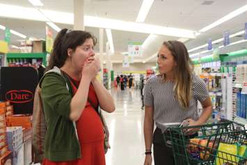 Marie Kinch shocked to see a $3000 cheque with her name on it, August 29, 2017. Photo by Maureen Revait