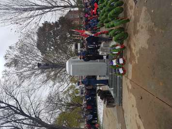Remembrance Day Ceremony from the Sarnia Cenotaph (Photo by Rob Jenkins)