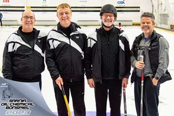 Curlers taking part in the 48th Sarnia Oil Chemical Bonspiel from Sarnia Golf & Curling Club. February 2023. (Submitted Photo)