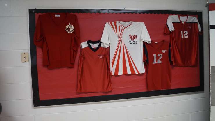 Jerseys at Sacred Heart (Photo by: Lindsay Newman/ Blackburn Media)