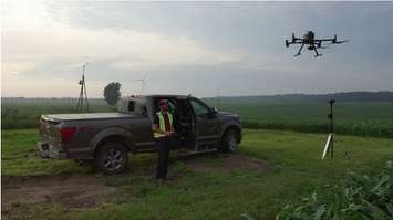 Drone Spray Canada in Blenheim. (Photo via Drone Spray Canada)