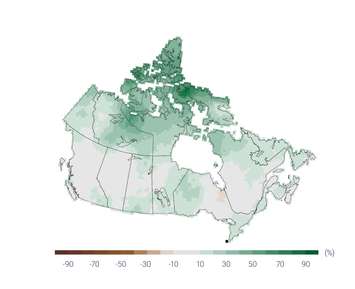 Canada is warming up about twice as fast as the rest of the world. Apr 1, 2019. (Photo courtesy of Environment and Climate Change Canada)