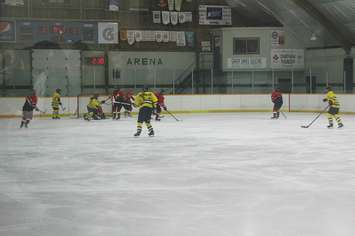 Pride Game between CKSS and LKCS at the Erickson Arena. January 10, 2017. Photo by Natalia Vega. 