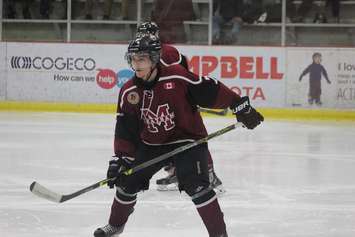 The Chatham Maroons take on the Strathroy Rockets, February 3, 2016. (Photo courtesy of Jocelyn McLaughlin)