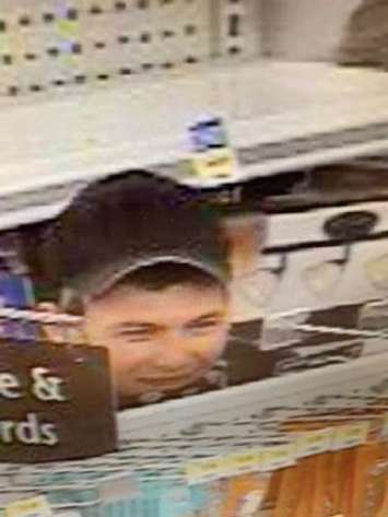 Chatham-Kent police are looking for this man in connection with a shoplifting incident in Wallaceburg. (Photo courtesy of Chatham-Kent police)