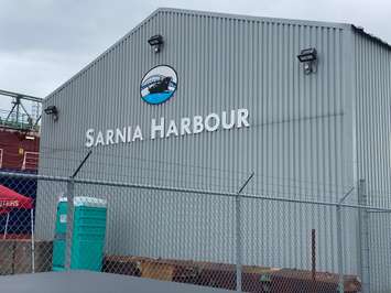 The Sarnia Harbour off Exmouth Street. October 2, 2020. (BlackburnNews.com photo by Melanie Irwin)