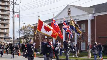 Remembrance Day in Sarnia.  November 11, 2021.  (SarniaNewsToday.ca photo)