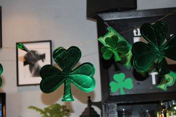 St.Patricks Day decorations at Walkerville Tavern in Windsor Tuesday March 17, 2015. (Photo by Adelle Loiselle)