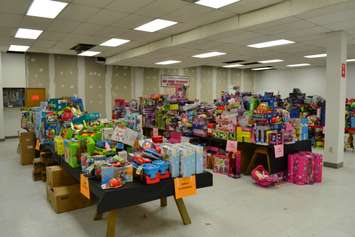 Toy donations collected for the Chatham Goodfellows 2018 No Child Without a Christmas campaign  (Photo by Allanah Wills)