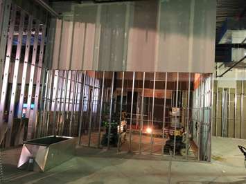 Construction  underway at the Cascades Casino on  Richmond St in Chatham on February 5, 2019. (Photo by Allanah Wills) 