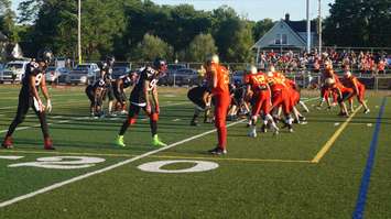 Sarnia Imperials in playoff action against Oakville. August 6, 2016. Photo by Jake Jeffrey (www.blackburnnews.com)