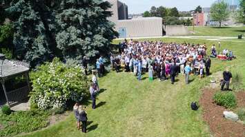 Lambton College hosts official ground breaking ceremony for new world class education facilities. June 22, 2016 (BlackburnNews.com photo by Melanie Irwin)
