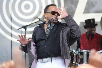 Morris Day and The Time play at the Chevrolet Detroit Belle Isle Grand Prix, June 5, 2016.  (Photo by Adelle Loiselle)
