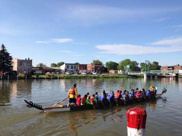 Sydenham Challenge Dragon Boat Festival 2017. (Photo courtesy of the Chatham-Kent Summer Road Crew)