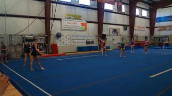 Gymnasts Training At Bluewater Gymnastics - July 25-16 (Blackburnnews.com Photo By Jake Jeffrey)