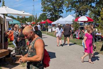 Tecumseh Farmers Market, Lacasse Park, August 17, 2025. Photo by Mark Brown/WindsorNewsToday.ca.