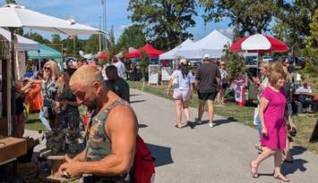 Tecumseh Farmers Market, Lacasse Park, August 17, 2025. Photo by Mark Brown/WindsorNewsToday.ca.