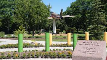 Memorial for the late Mary-Ann Clark located in Cox Park. June 24, 2015 (BlackburnNews.com Photo by Briana Carnegie)