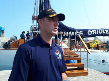 Drew Foran, Commanding Officer, HMCS Oriole. (Photo by Bob Montgomery)