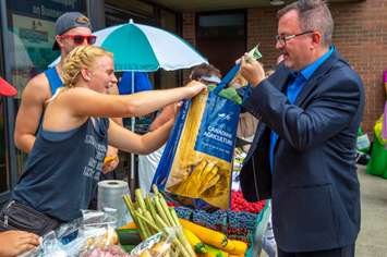 Farmers Market at the Civic Centre in Chatham on July 22, 2019. (Photo courtesy Chatham-Kent Economic Development)